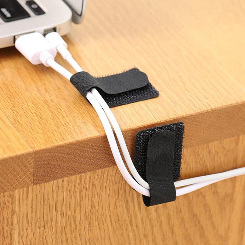 10Pcs Cable Organizing Straps (Velcro)