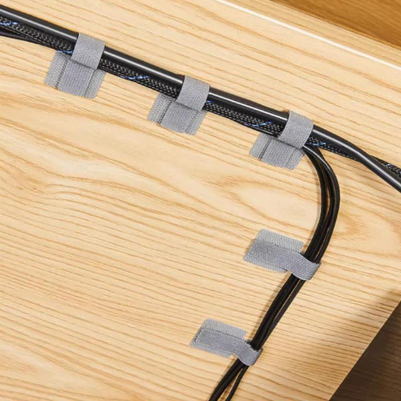 10Pcs Cable Organizing Straps (Velcro)