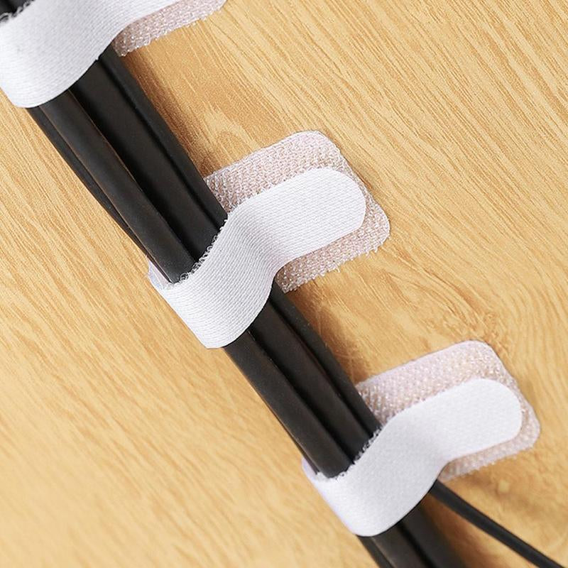10Pcs Cable Organizing Straps (Velcro)